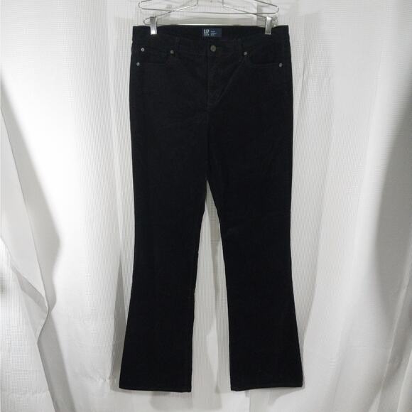 THE GAP! LUXURIOUS BLACK FINE WALE CORDUROY, FIVE POCKET PANTS, SLACKS! SZ 16T - Picture 2 of 9